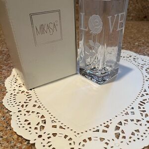 Mikasa My Love Square Bud Vase